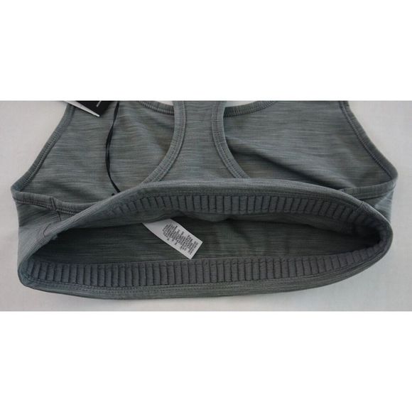 Nike BV3630 084 Women's Sz S Gray Dri-Fit Medium-Support Non-Padded Sports Bra - Picture 4 of 6